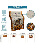 Halloween Rectangle Table Runner -Featuring Happy Halloween Pumpkins