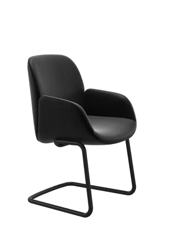 Stressless Bay Low Back Leather Chair with Arms