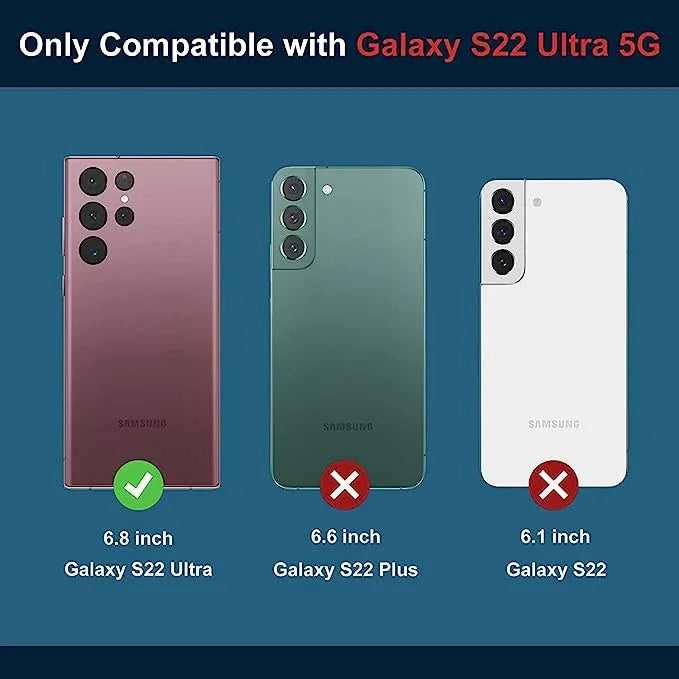 Samsung Galaxy S22 Ultra Clear Case Cover | Transparent Soft TPU Protective Case