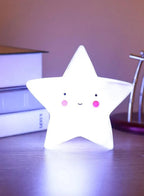Portable Cartoon LED Night Light for Kids Bedroom Table Lamp Bedside Moon Star Nightlight Best Birthday Gift, Home Décor, Kid' Room Decoration, Living Room