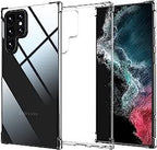 Samsung Galaxy S22 Ultra Clear Case Cover | Transparent Soft TPU Protective Case