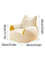 Plush Bean Bag Chair size detail