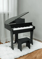 Digital  37 Key Wooden Piano for Kids - Educational Toy with Interactive Features