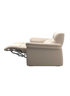 Mary Arm Upholstered 2 Seater Leather Sofa side