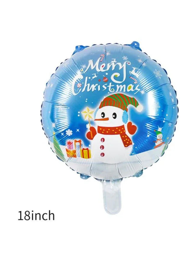 6-Piece Christmas Celebration Balloon Pack for Festive Decorations (6 Different Designs)