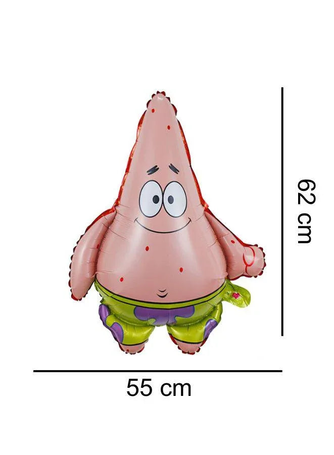 2 pc SpongeBob Characters Ballon Set, Giant balloon for Kids Party, Birthday Double Sided Foil Balloon