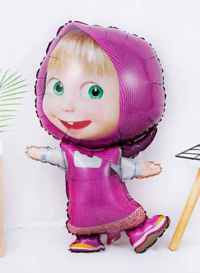 Must Have Set of 3 Foil Balloons Masha and the Bear, for Kids' Party, Birthday and Gender Reveal Masha y el Oso