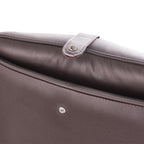 leather chair with button