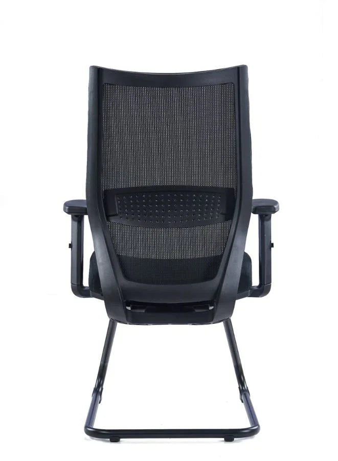 Ergonomic Mesh Office Chair Without Headrest – Adjustable Lumbar Support & Armrests