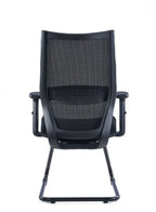 Ergonomic Mesh Office Chair Without Headrest – Adjustable Lumbar Support & Armrests