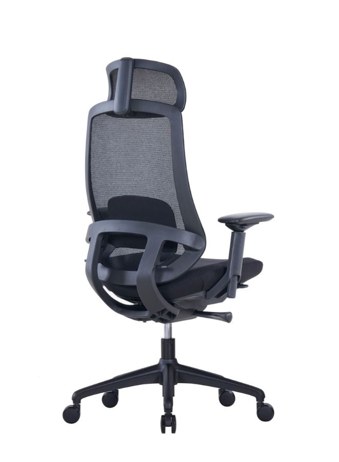 Ergonomic 4D Adjustable Office Chair with Synchro Tilt & Lumbar Support – Executive Desk Chair