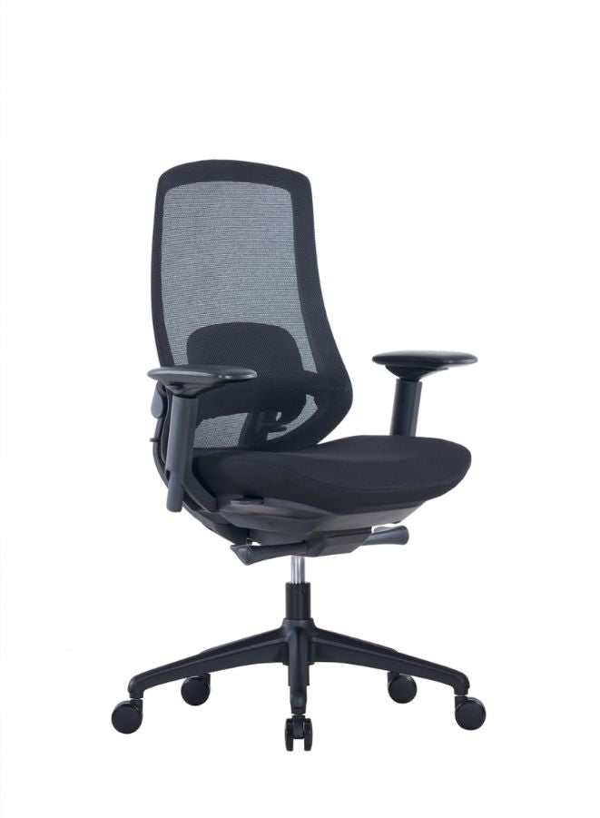 Ergonomic 4D Adjustable Office Chair with Synchro Tilt & Lumbar Support – Executive Desk Chair