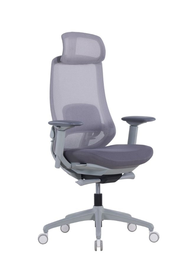 Ergonomic 4D Adjustable Office Chair with Synchro Tilt & Lumbar Support – Executive Desk Chair