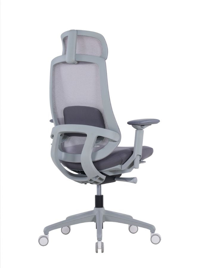 Ergonomic 4D Adjustable Office Chair with Synchro Tilt & Lumbar Support – Executive Desk Chair