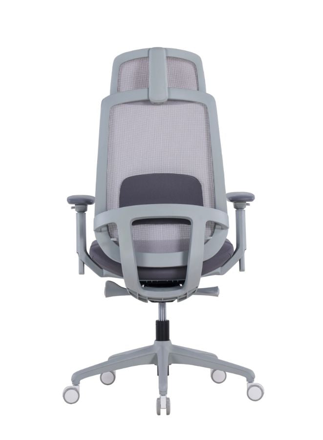 Ergonomic 4D Adjustable Office Chair with Synchro Tilt & Lumbar Support – Executive Desk Chair