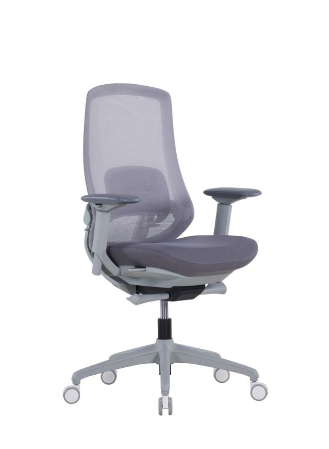 Ergonomic 4D Adjustable Office Chair with Synchro Tilt & Lumbar Support – Executive Desk Chair