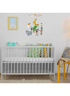 Baby Crib Bed Nursery Mobile Wall Hanging Decor, Baby Bed Mobile for Infants Ceiling Mobile, Cute and Adorable Hanging Decorations, Zoo