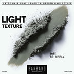 Barbaro Matte Hair Clay for Men, 60 g – Strong Hold Hair Styling Clay with Natural Bentonite, Matte Finish & Volume Boost – Best for Short & Medium Hair