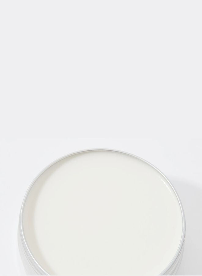 Closeup of Barbaro beard balm in a jar on a white background