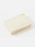 Block of Barbaro soap on a white background