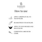 Barbaro Eastern Sandal Beard Oil – Natural Beard Growth & Softening Oil with Macadamia, Argan, Almond & Castor Oils for Nourished Beard & Skin, 30ml