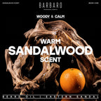 Barbaro Eastern Sandal Beard Oil – Natural Beard Growth & Softening Oil with Macadamia, Argan, Almond & Castor Oils for Nourished Beard & Skin, 30ml