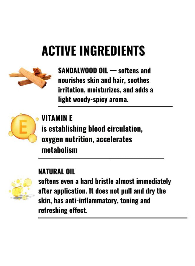 List of active ingredients with corresponding descriptions on a white background