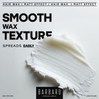 Barbaro Matte Hair Styling Wax – Flexible Strong Hold Wax for Men with Natural Matte Finish, Textured Definition & Sandalwood Aroma – 100g