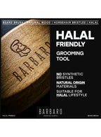 Barbaro 4-in-1 Beard Grooming Gift Set in Wooden Box – Beard Oil, Cream-Balm, Beard Brush & Eastern Sandal Soap – Natural Beard Care Kit for Soft, Manageable & Healthy Facial Hair