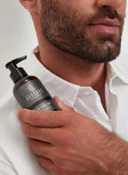 Barbaro Men’s Face Wash Gel with Lactic Acid – Natural Cleansing Gel for Beard Care & Sensitive Skin, 150 ml