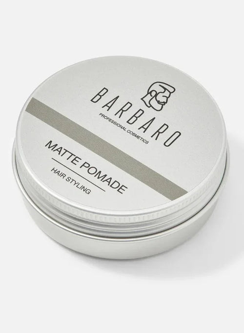 Barbaro Hair Styling Matte Pomade 60g – Strong Hold, Natural Matte Finish for Men