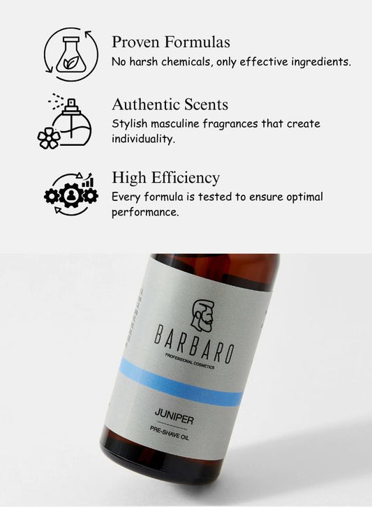 Barbaro Pre-Shave Oil for Men – Smooth Shaving & Beard Care Oil with Hydration