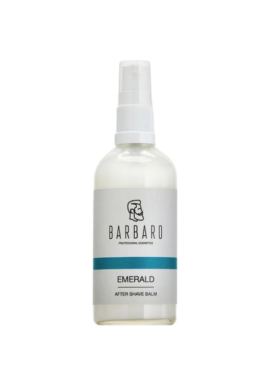Barbaro Emerald After Shave Balm 100 ml – Soothing & Hydrating Post Shave Balm for Men