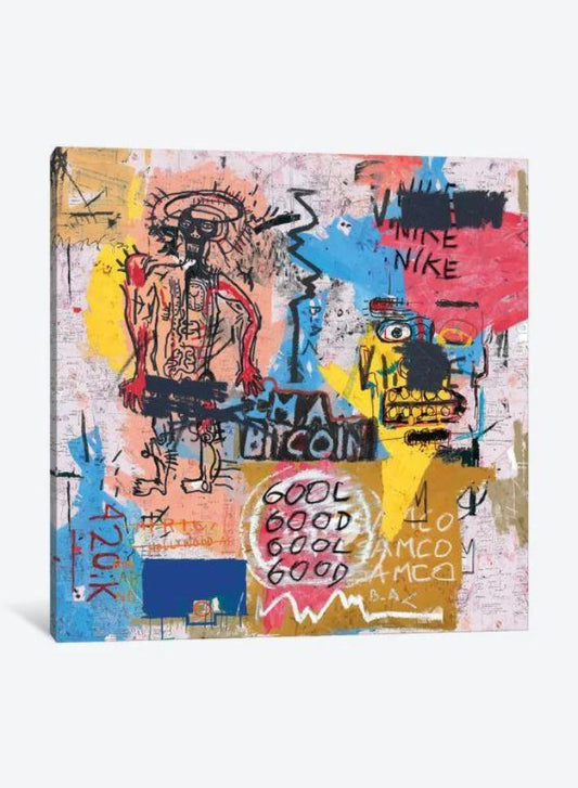 Unfinished Conversations™ | Hand-Painted Abstract Wall Painting | Premium Cotton Canvas | 50 × 50 cm & 80 × 80 cm