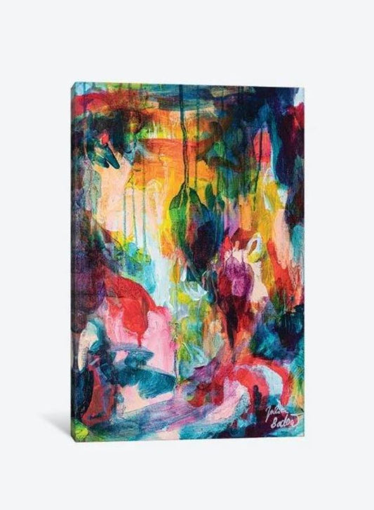 Garden of Light | Contemporary Hand-Painted Abstract Canvas Wall Art | Luxury Home & Office Décor