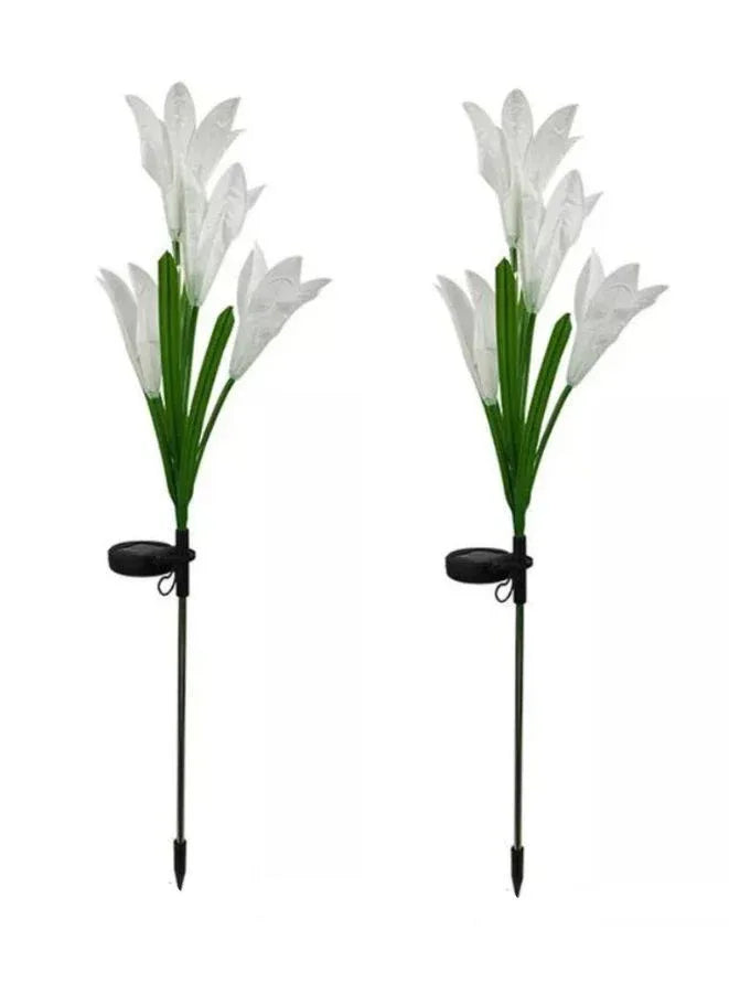 2 pcs artificial flower for outdoor garden