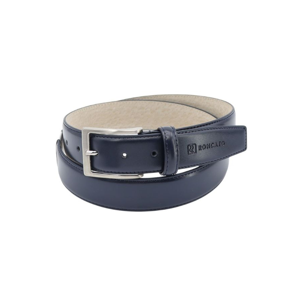 R. Roncato Genuine Calf Leather Belt for Men – Made in Italy, 35mm Width – Elegant Italian Belt for Casual & Formal Wear