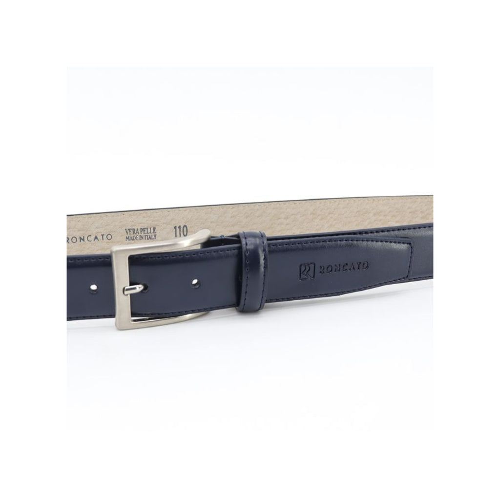 R. Roncato Genuine Calf Leather Belt for Men – Made in Italy, 35mm Width – Elegant Italian Belt for Casual & Formal Wear