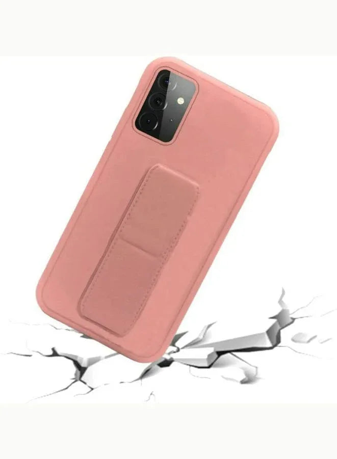 حافظة خلفية مقاومة للصدمات مع حامل بسوار يد لهاتف Samsung Galaxy A52 5G