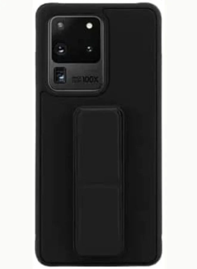 Samsung Galaxy S20 Ultra Case | Silicone Gel Rubber | Finger Grip & Magnetic Kickstand | Premium Foldable