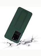 Samsung Galaxy S20 Ultra Case | Silicone Gel Rubber | Finger Grip & Magnetic Kickstand | Premium Foldable