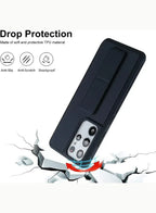 غطاء هاتف Samsung Galaxy Note 20 مع حامل وحامل مغناطيسي، حامل متعدد من السيليكون الفاخر لحزام اليد