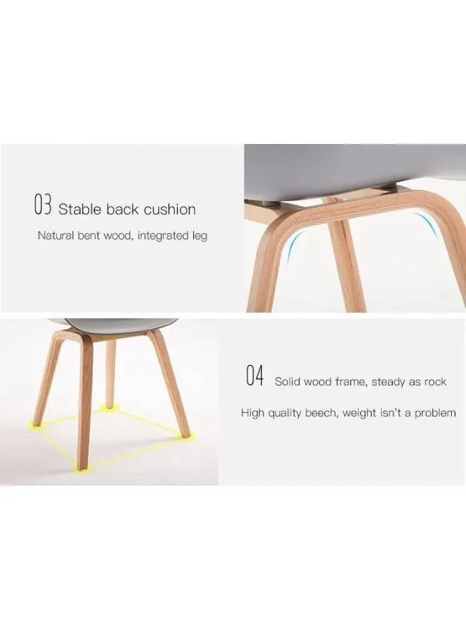 كرسي زائر بأرجل خشبية للزوار في المكتب والردهة وغرفة المعيشة