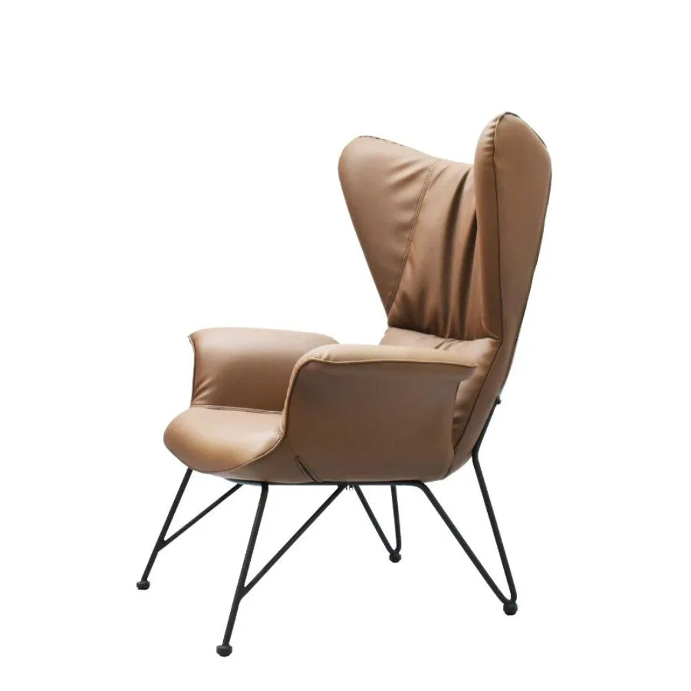 كرسي مكتب ترفيهي فاخر للردهة وغرف المعيشة ومناطق الانتظار بإطار خشبي