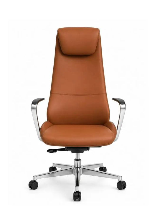 Ergonomic High-Back PU Leather Executive Office Chair with 5-Position Reclining & BIFMA Class 3 Gaslift | Fatio