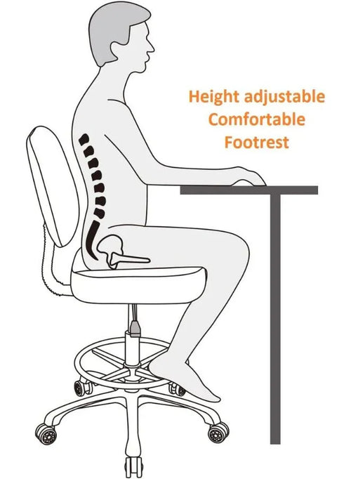 Bar Stool Stand/Footrest – Adjustable Height, Durable Design for Comfortable Seating