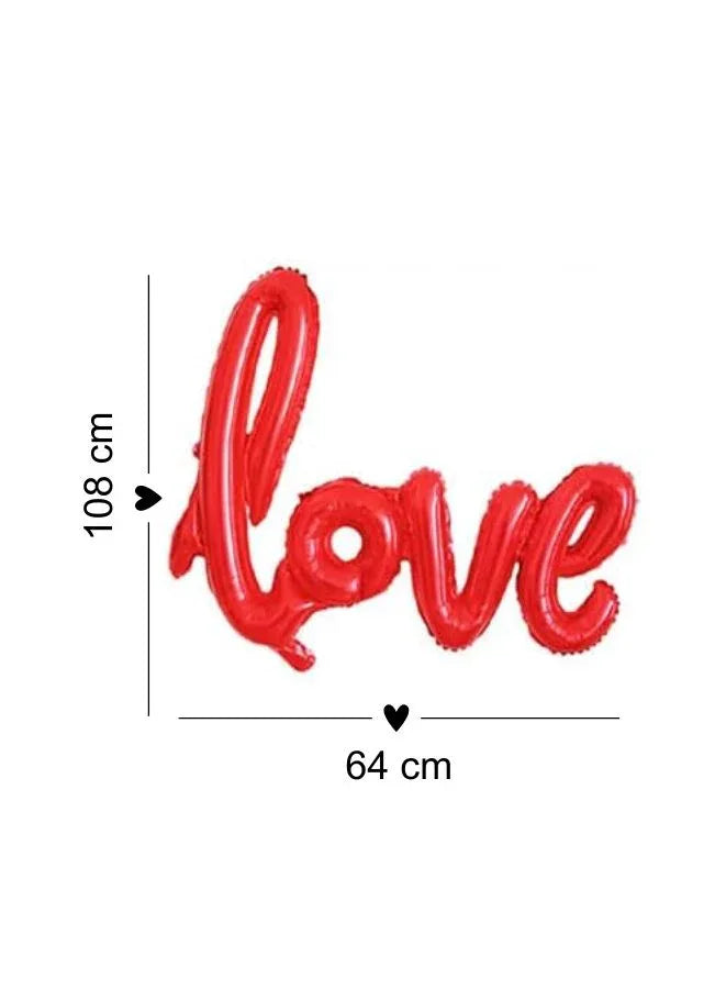 "LOVE" Foil Balloons For Wedding Valentine's Day, Mother's day, gender reveal Party Background Decoration Supplies