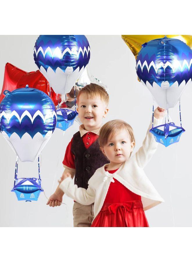 بالون فويل الهواء الساخن ثلاثي الأبعاد مقاس 89 سم، ديكور لحفلات أعياد الميلاد