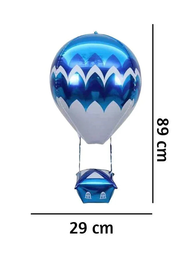 بالون فويل الهواء الساخن ثلاثي الأبعاد مقاس 89 سم، ديكور لحفلات أعياد الميلاد