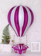 89cm 3D Hot Air Foil Balloon, Birthday Party Decor, Anniversary Decor, Graduation Decor, Home Decor